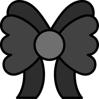 Ribbon Bow Vector Icon