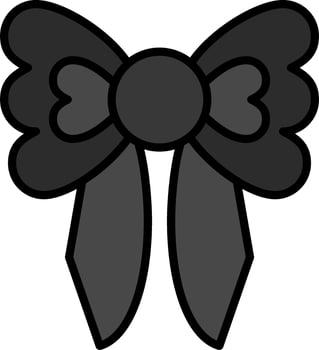 Ribbon Bow Vector Icon