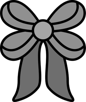Ribbon Bow Vector Icon