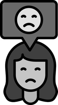 Pessimistic Vector Icon
