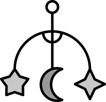 Crib Toy Vector Icon