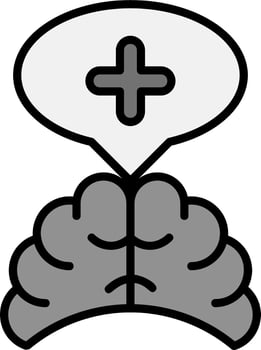 Positive Thinking Vector Icon