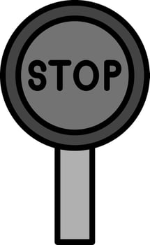 Stop Sign Vector Icon