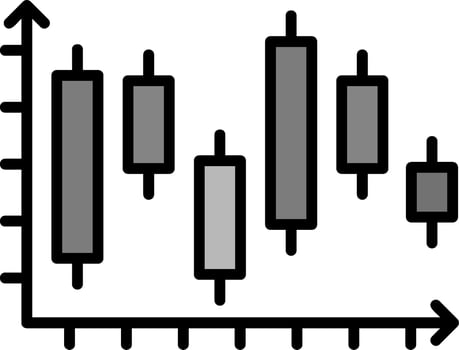 Japanese Candlestick Vector Icon