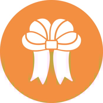 Ribbon Bow Vector Icon