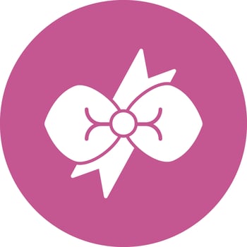 Ribbon Bow Vector Icon