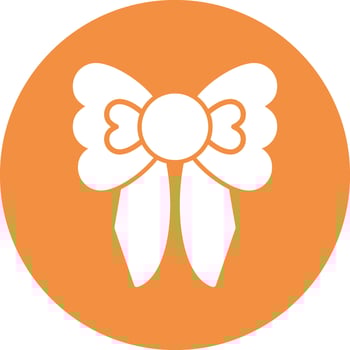 Ribbon Bow Vector Icon