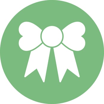 Ribbon Bow Vector Icon