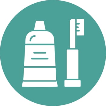 Teeth Cleaning Vector Icon