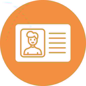 Driving License Vector Icon
