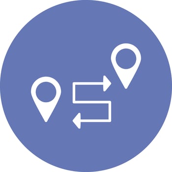 Route Vector Icon