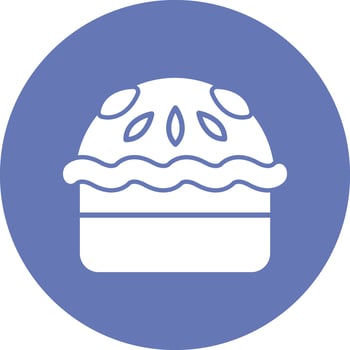 Pie Vector Icon