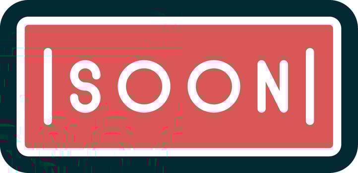 Soon Vector Icon