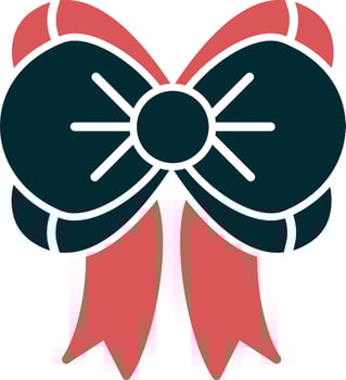 Ribbon Bow Vector Icon