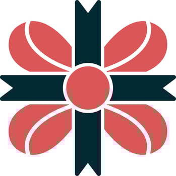Ribbon Bow Vector Icon