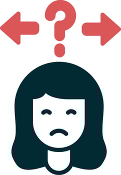 Uncertainty Vector Icon
