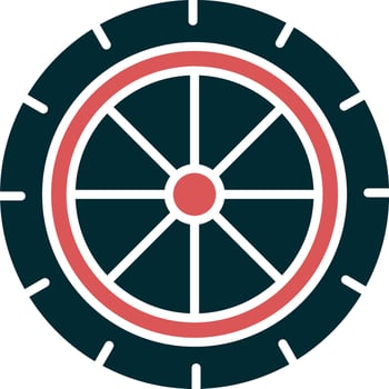 Wheel Vector Icon