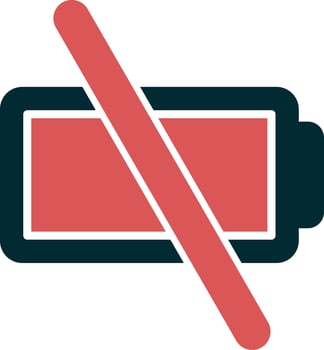 Empty Battery Vector Icon