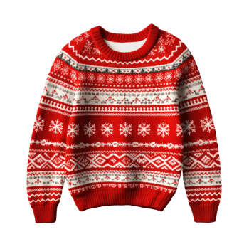 christmas funny sweater isolated png