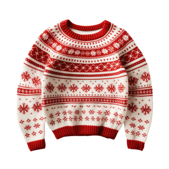 christmas funny sweater isolated png