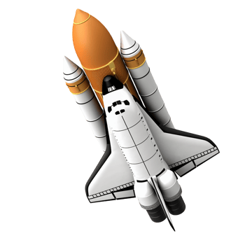 Rocket 3d no background png