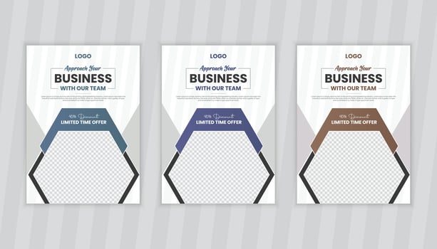 Corporate Brochure Cover Design and Business book Cover Design Template vector