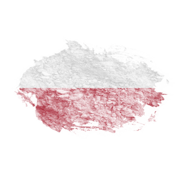 Poland Brush Flag png