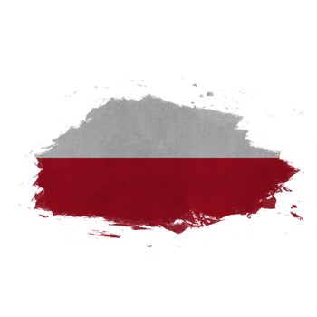 Poland Brush Flag png