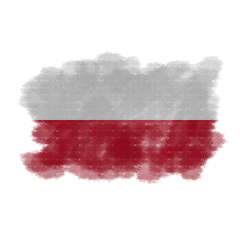 Poland Brush Flag png