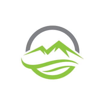 Mountain icon Logo vector