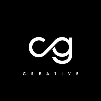 CG Letter Initial Logo Design Template Vector Illustration