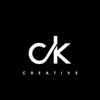 CK Letter Initial Logo Design Template Vector Illustration