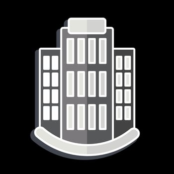 Icon Apartments. related to Icon Building symbol. glossy style. simple design editable. simple illustration vector