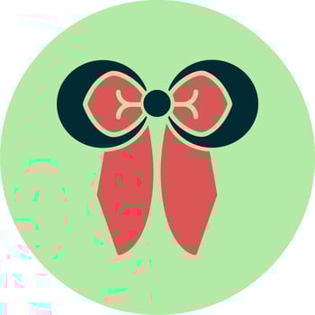 Ribbon Bow Vector Icon