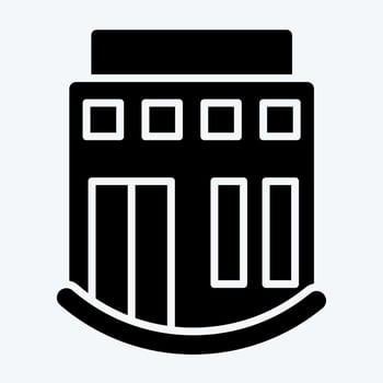 Icon Club. related to Icon Building symbol. glyph style. simple design editable. simple illustration vector