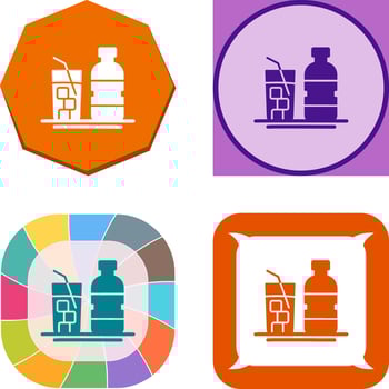 Mineral Water Vector Icon
