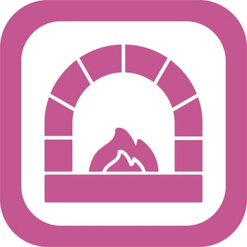 Stone Oven Vector Icon