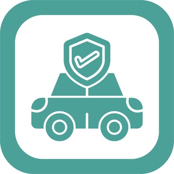 Car Insurance Vector Icon