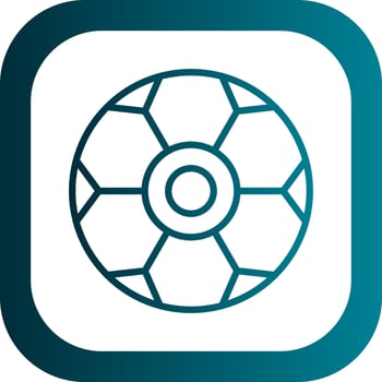 Fottball Game Vector Icon Design