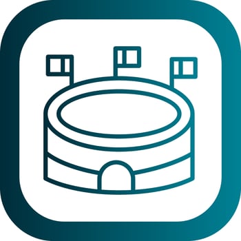 Stadium Vector Icon Design