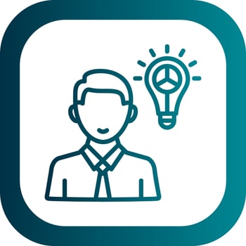 Strategic Thinking Vector Icon Design