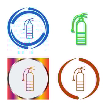 Unique Extinguisher Vector Icon