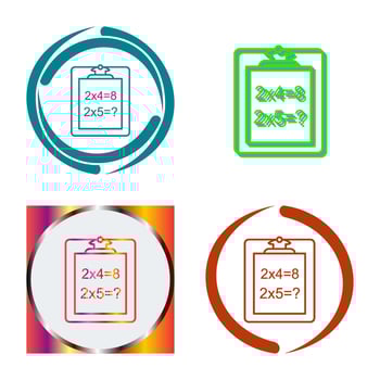 Unique Solving Question Vector Icon