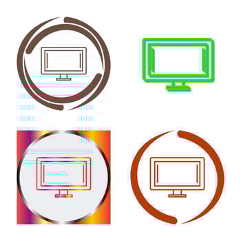 Monitor Vector Icon