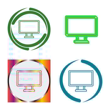 Lcd Vector Icon