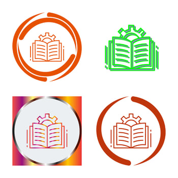 Open Book Vector Icon