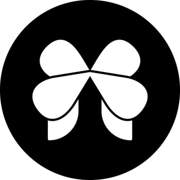 Ribbon Bow Vector Icon