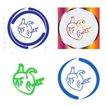 Heart Attack Vector Icon