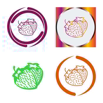 Strawberry Vector Icon