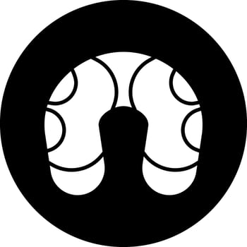 Neck Pillow Vector Icon